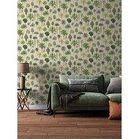 As Creation Palm Springs Green Non Woven Wallpaper