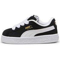 Puma Infants Suede Xl Ac Trainers - Black