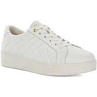 Dune London Wide Fit Egent Trainers - White