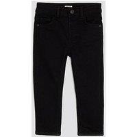 River Island Mini Mini Boys Relaxed Skinny Jeans - Black