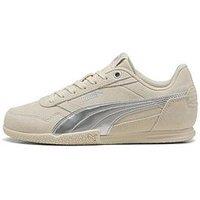 Puma Junior Bella Donna Sd Metallic Trainers - White