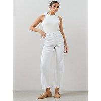 The Very Collection Wide Leg Co-Ord Jeans - White