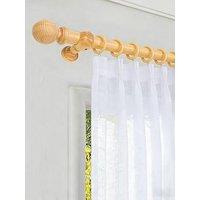 The Very Collection 35Mm Grooved Ball Wood Pole 1.5M