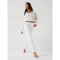 The Very Collection Straight Sculpt Fit Jeans - White
