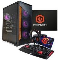 Cyberpower Pc Intel Core Ultra 5 225F, Nvidia Geforce Rtx 5060, 16Gb Ram, 1Tb Ssd Gaming Desktop Bundle