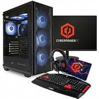 Cyberpower Pc Amd Ryzen 5 5600G, 8Gb Ram, 500Gb Ssd Gaming Desktop Bundle