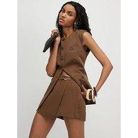 River Island Fem Utility Co-Ord Skort - Beige