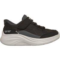 Skechers Kids' Comfy Sprints Hook-And-Loop Trainers - Black