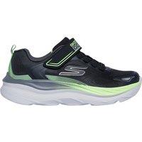Skechers Junior Kids' Max Run Hook-And-Loop Trainers - Black