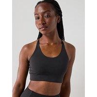 Girlfriend Collective Womens Training Float Cleo Halter Bra - Black