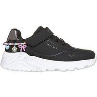 Skechers Girls Uno Lite - Black