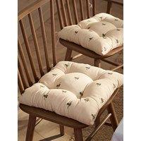 Wylder Ramble Bumble Bee 40X40 Seat Pads Natural