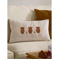 Wylder Ramble Highland Cows 30X50 Polyester Cushion Ginger