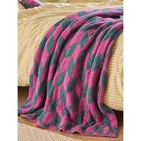 Furn Olsen 130X180Cm Throw - Retro Pink