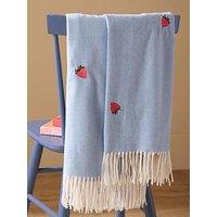 Furn Fruits 130X180 Throw Berry Sweet Blue