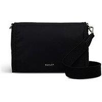 Radley Halley Row Medium Flapover Cross Body Bag - Black