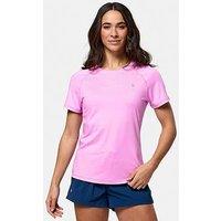 Gym + Coffee Womens Training Relentless Tee - Pink