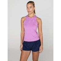 Gym + Coffee Womens Training Relentless Racer Back Vest - Pink
