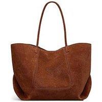 Radley The Compton Suede Medium Ziptop Shoulder Bag - Russet Brown