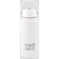 Gym + Coffee Womens Training 1L Hydrate Bottle - White