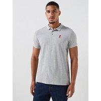 Liverpool Fc Mens Polo Shirt - Grey