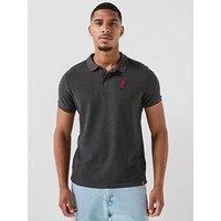 Liverpool Fc Mens Polo Shirt - Charcoal Grey