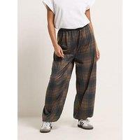Pixiegirl Petite Large Check Balloon Trousers