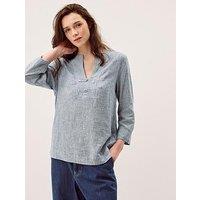 Monsoon Alexis Knot Top - Blue