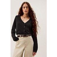 Monsoon Laney Lace Shirt - Black
