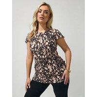 Yours Curve Buckle Twist Front Top