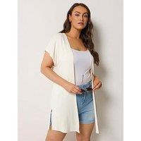 Yours Curve Grown On Cover Up - Cream