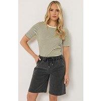 Long Tall Sally Tall Pull On Denim Short