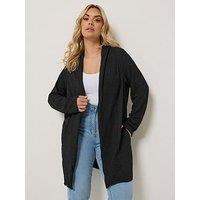 Yours Curve Bubble Texture Blazer