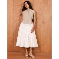 Mint Velvet Stone Waistcoat Midi Dress