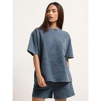 Pixiegirl Petite Acid Wash Short Set