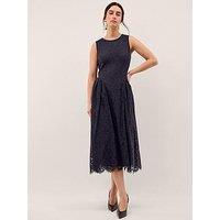Monsoon Lydia Lace Dress - Blue