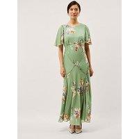 Monsoon Amber Midaxi Dress - Green