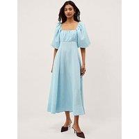 Monsoon Payton Dress - Blue