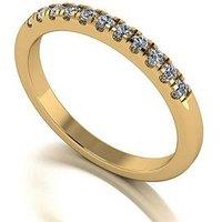 Moissanite Starlight 9Ct Gold 0.25Ct Total Moissanite Band Ring