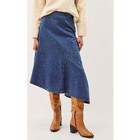 Monsoon Annie Denim Skirt - Blue