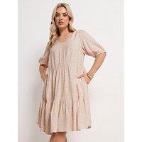 Yours Curve Tiered Smock Dress