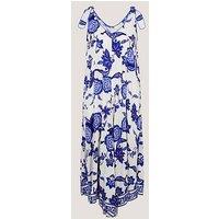 Monsoon Gloria Culotte Jumpsuit - Blue