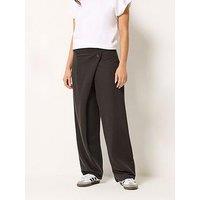 Pixiegirl Petite Jersey Wrap Button Trouser - Cream