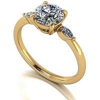 Moissanite 9Ct Gold Lady Lynsey 1.4Ct Total Moissanite Solitaire Ring