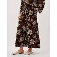 Monsoon Esther Linen Trouser - Brown