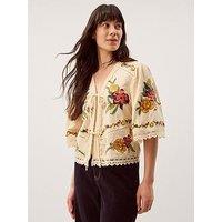 Monsoon Yvette Emb Top