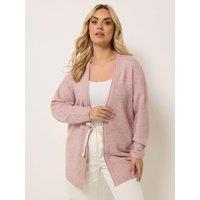 Yours Curve Cardigan - Pink