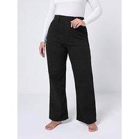 Yours Curve Wide Leg Jegging 28"