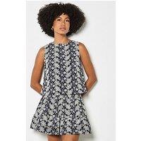 Apricot Embroidered Floral Top