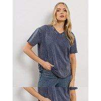 Long Tall Sally Tall Acid Wash Oversized Sweat